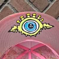 Image 7 of Hand Painted Hat 17 1/1 Flat Brim Hat