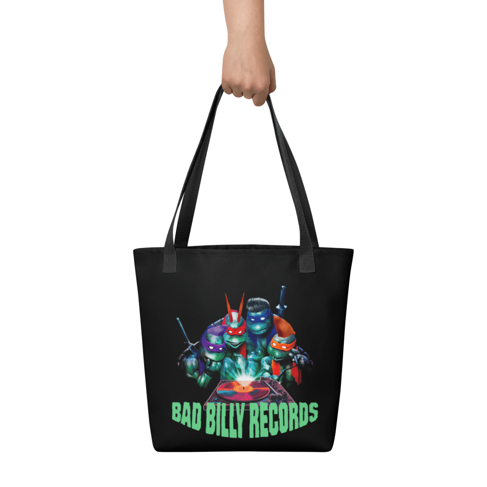 Tote bag with 2 designs (bad billy records)