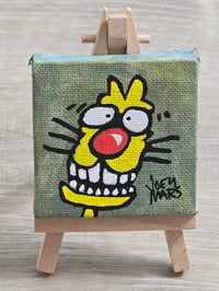 Image 4 of Spe 2 2.5x2.5 Inch Original Painting by Joey Mars