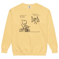 Image 5 of out of 40's Unisex garment-dyed sweatshirt copy copy copy