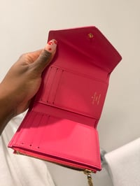 Image 2 of Pink LV WALLET