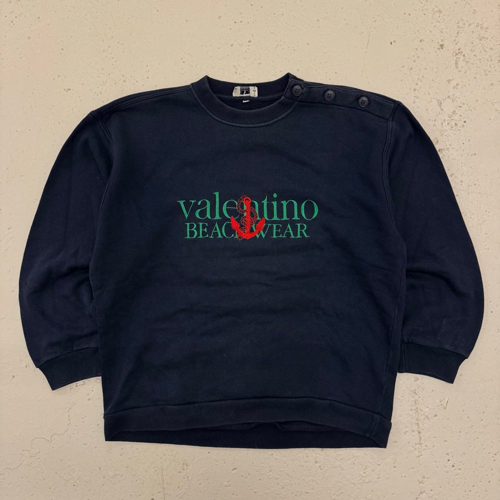 Image of 1980s Valentino Beachwear Sweatshirt, Size Medium 