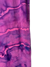 Image 6 of ♻️ UPCYCLED XL Knit Dress in Fuchsia Geode Ice Dye