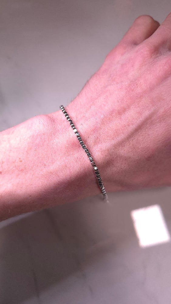 Image of Box bead bracelet 