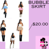 Bubble puffer skirt 