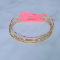 Image 1 of Bracelet jonc doré fin