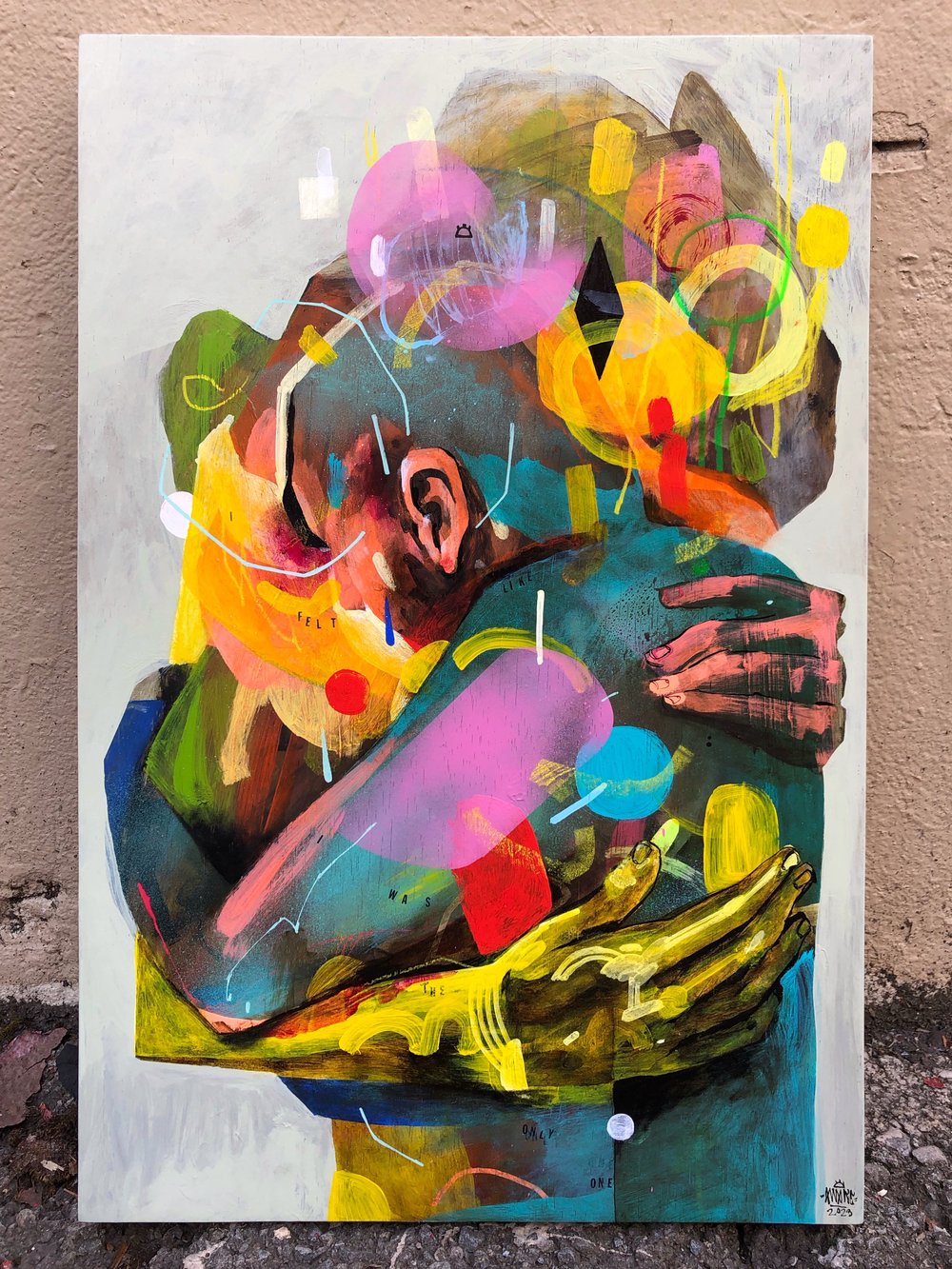 Image of “To be and feel held” print