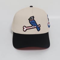 Image 1 of Love Skull Cardinals Snap back offwh/royal