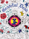 Grateful Dead 1991 All Over Print T-Shirt - Size XL