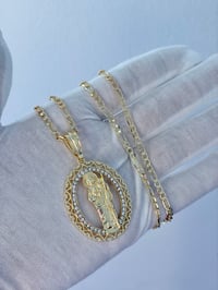 Image 3 of Gold plated Figaro Men’s Necklace’s