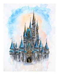 World of the Magical Kingdom 18x24 Signed Art Print