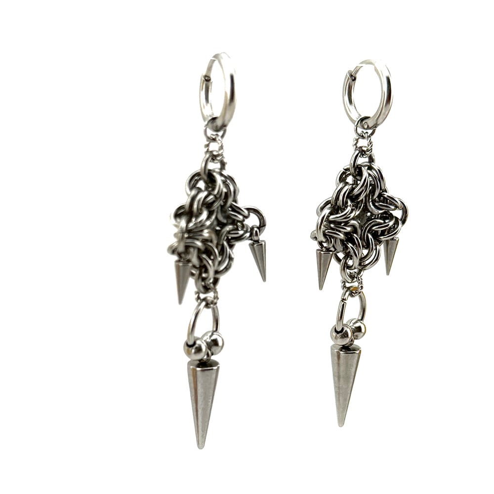 Image of Silver Dagger Earrings