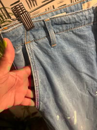 Image 2 of Target bleached denim jeans with pockets 