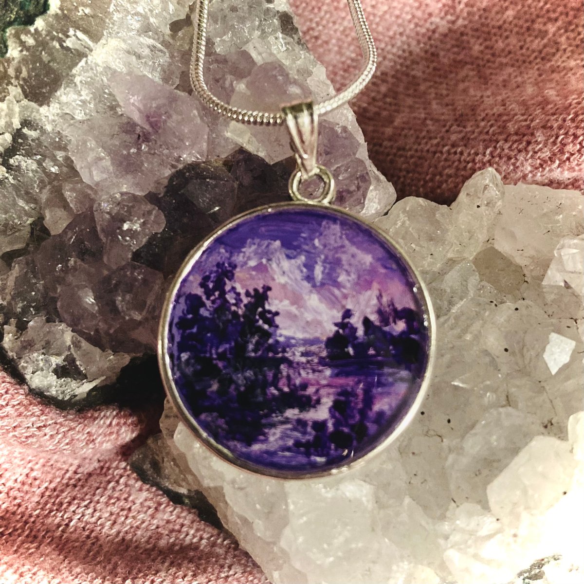 Image of Violet Ravines Necklace