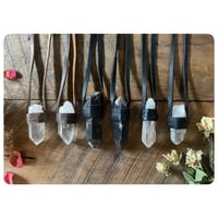 Image 1 of Extra Large Single Crystal Necklaces 