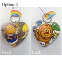 Rocket & Co. Retro Rainbow Brite keyrings