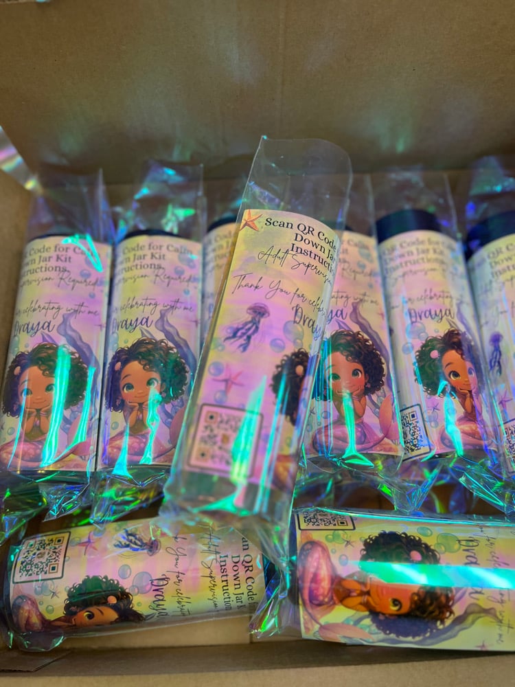 Toddler Unbothered Calm Down Jar Party Favors 
