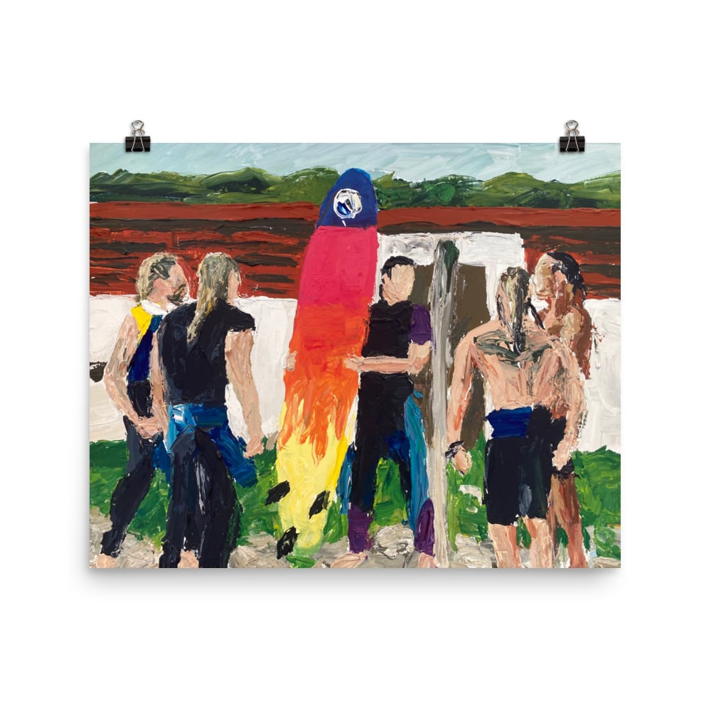 Image of Back off warchild 16” x 20” print