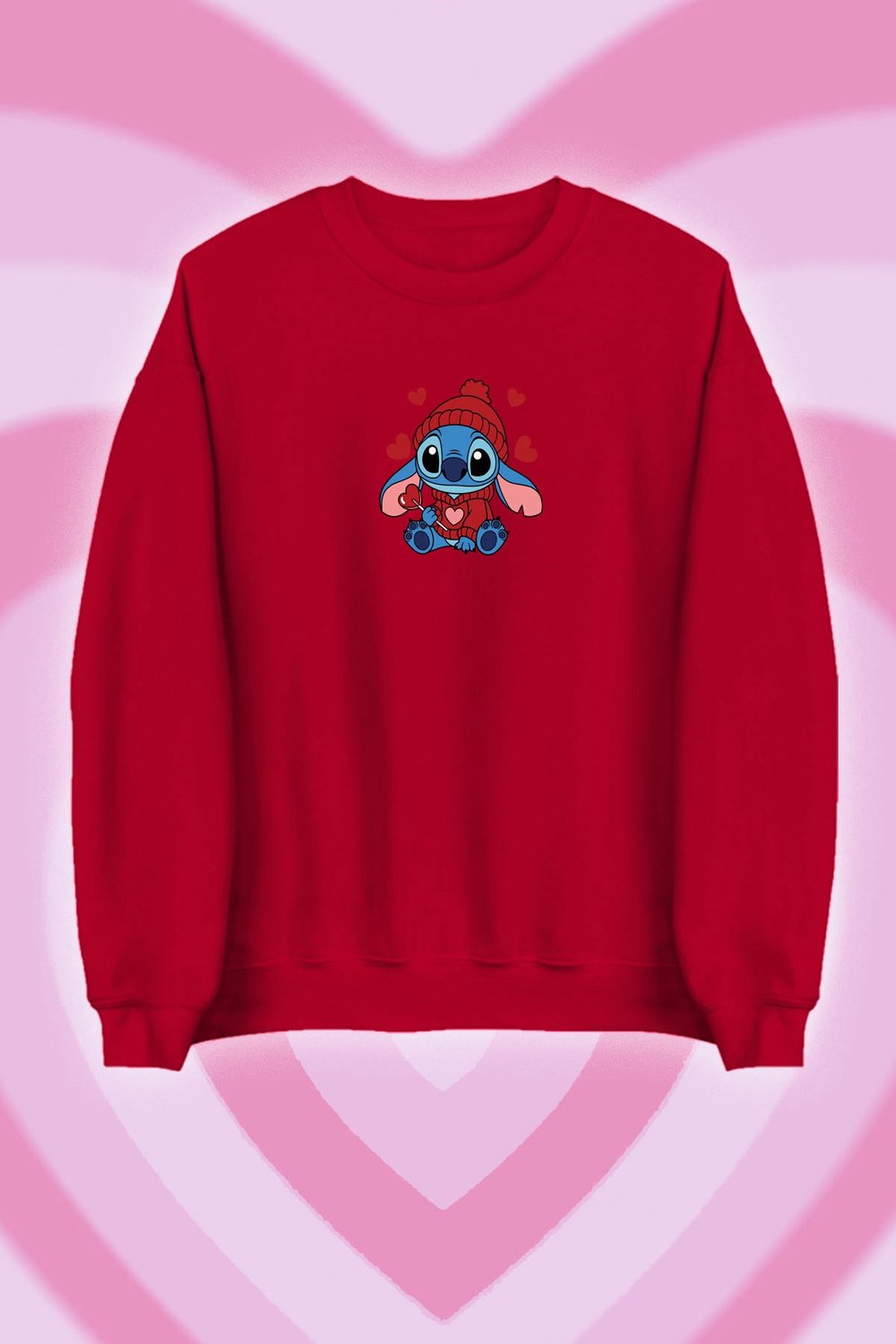 Image of Stitch Lollipop Crewneck Sweater 