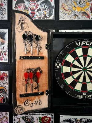 Image of Dartboard cabinet