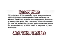 Image 3 of New 16W Ruby Rd Top #113*8