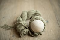 Image 2 of 3-in-1 Mossy Oak Sweater Bonnet  + Wrap 