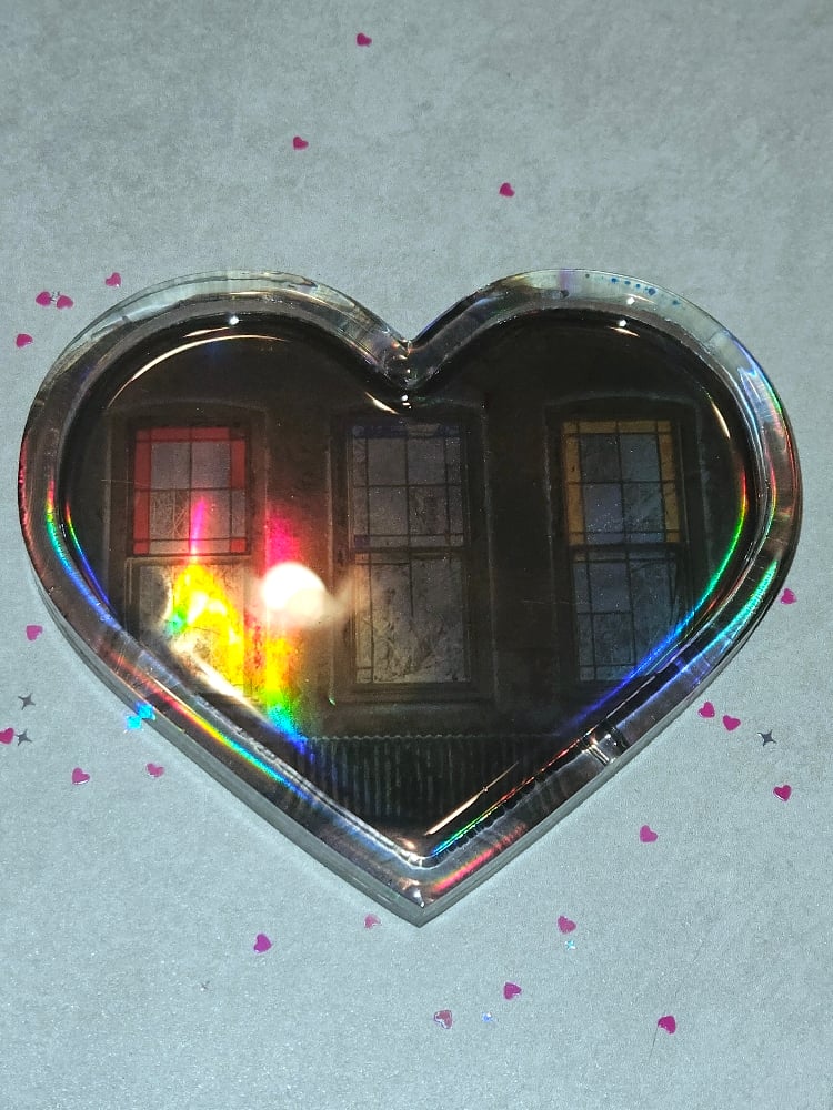 Image of Hudson River State Hospital Holographic Heart Tray 2