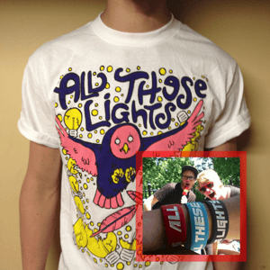Image of All These Lights - Owl T-Shirt + Free Bracelet (SUMMER SALE)