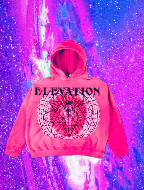 Image of ELEVATION PURE SOUL PINK HOODIE 