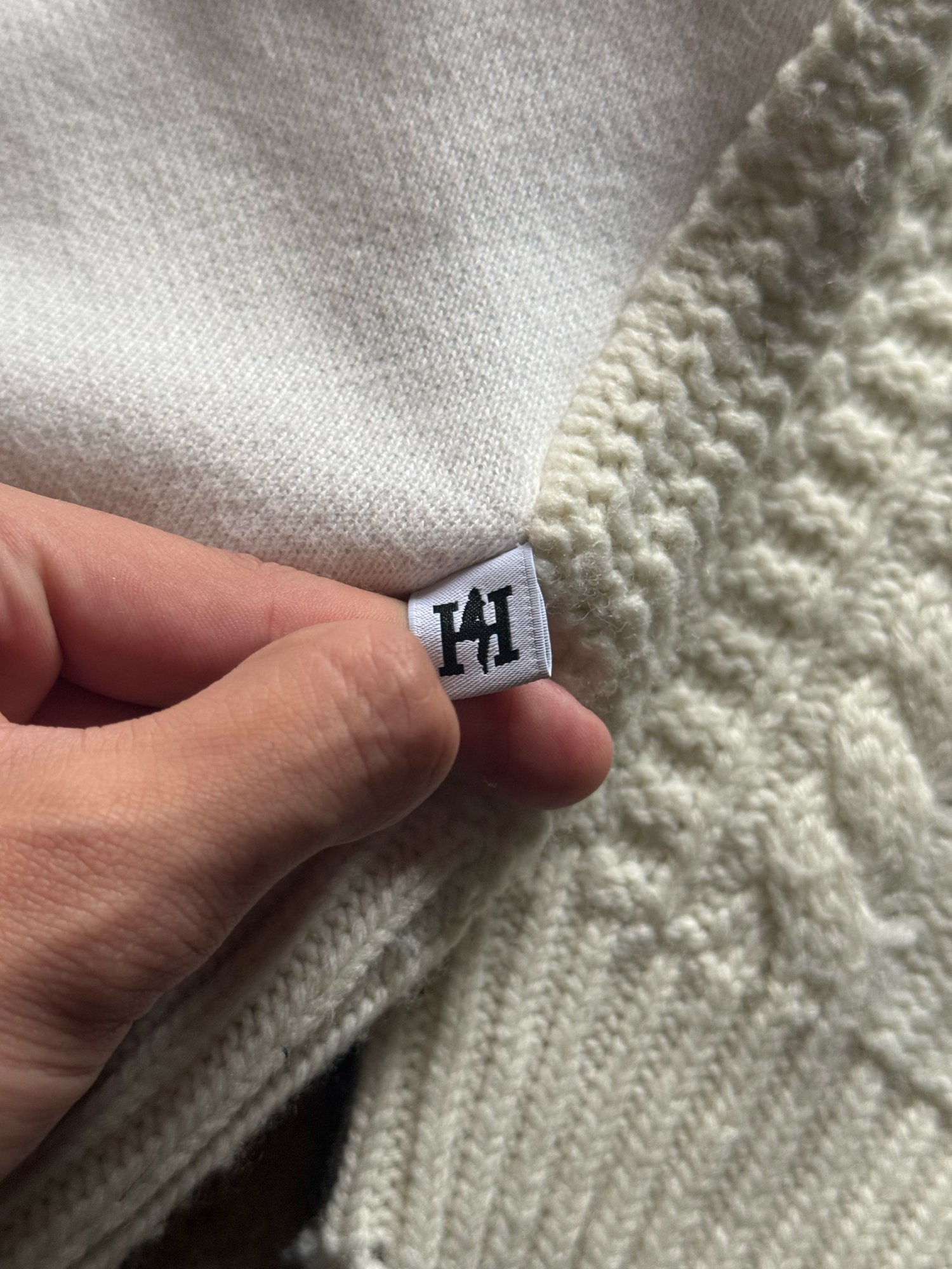 Image of Hysteric Glamour Cable Knit Zip