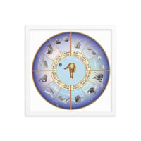 Image 1 of So Below Celestial Wheel Framed poster