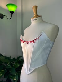 Image 3 of Vampire Corset - white