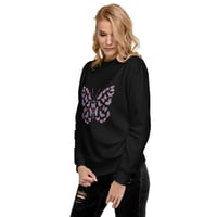 Image 4 of women's Premium Sweatshirt (Butterfly)