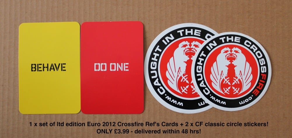 Image of CROSSFIRE REF'S CARDS!
