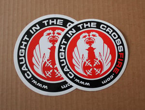 Image of CROSSFIRE CLASSIC CIRCLE STICKERS!