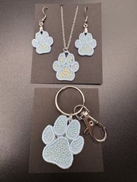 Image 1 of Mylar Blue Paw Complete Set