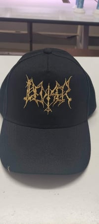 Image 1 of Hat with Gold logo -embroidery