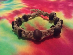 Image of Hemp & Coffee Bean Bracelet