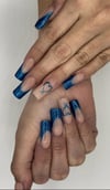 Blue Valentines Nails