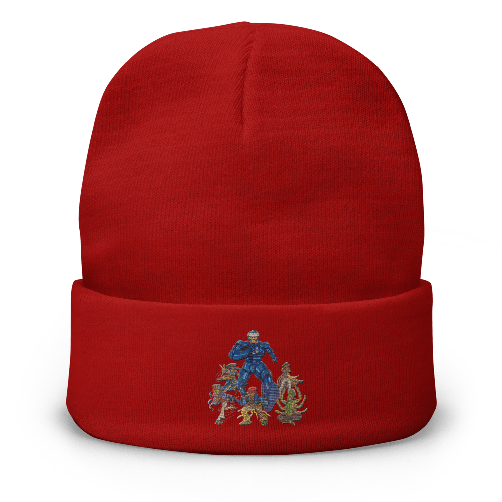 "KNOW THYSELF" SLO Embroidered Beanie [ART ILLUSTRATED BY GREGORY HAWKINS]