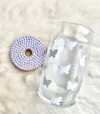 Butterfly Glass Can