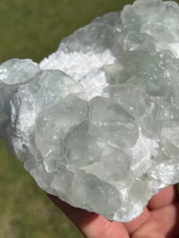 Image 3 of Frosty Green Cubic Fluorite Specimen #2158