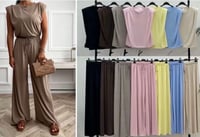 Super soft trouser sets - 4 colours 