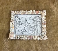 Image 2 of Seashell Picture Frame 8” x 10” #3