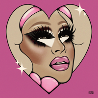 'TRIXIE' Square Giclee Print