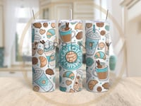 Teal Cafecito Tumbler 