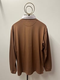 Image 4 of MOVIDA RUGBY PLAIN POLO BROWN