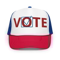 Image 2 of i Can I Am " VOTE" Foam trucker hat
