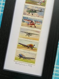 Image 20 of Framed 1930s Collectors Cards inc Motor Cars, Aeroplanes, Yachts, Film Stars, Dance and Exercise