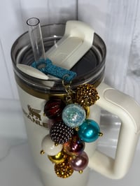 Image 10 of Western Cowprint Tumbler Accessories Set for Stanley with Bow, Bracelet, Bauble & Boot